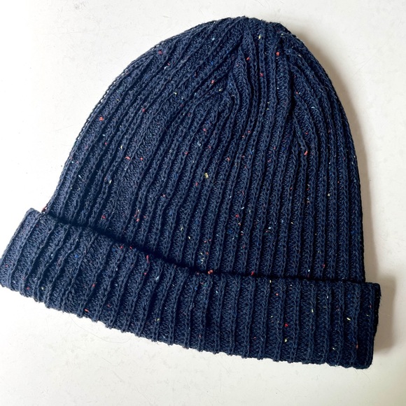 Block 15 Brewing Blue Knit Beanie Hat - Picture 3 of 6